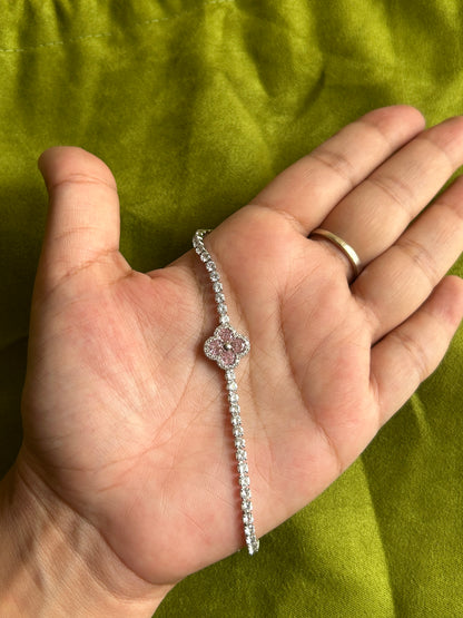 The Juliette Clover Tennis Bracelet
