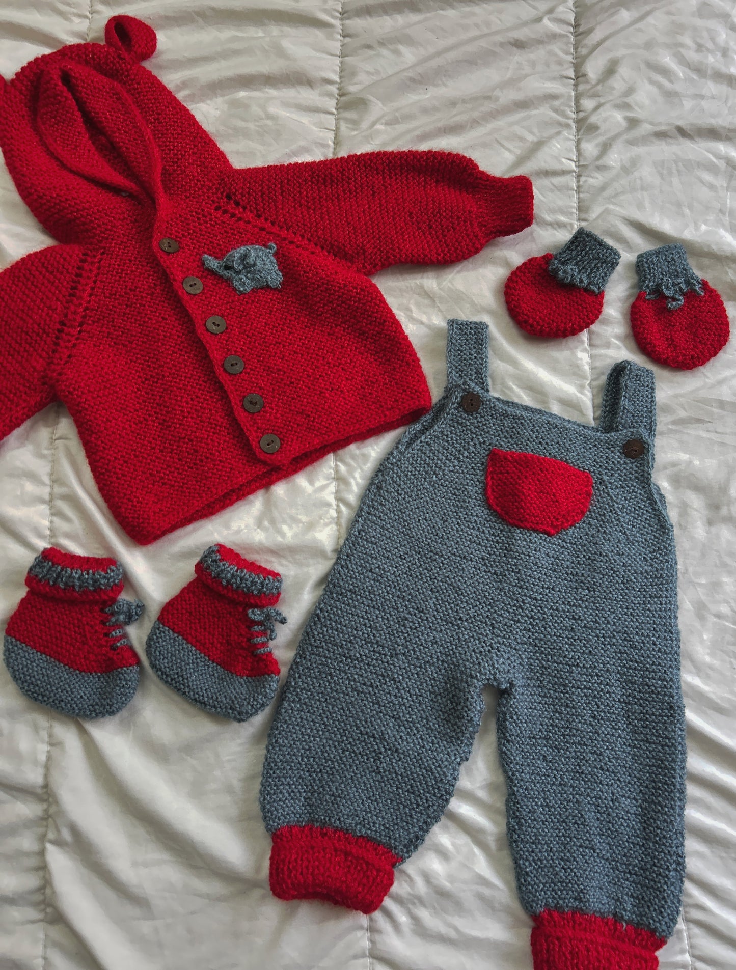 Bunny Dungaree Set