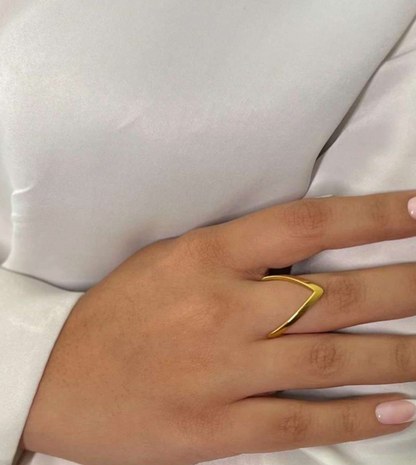 Maira Luxe Gold Ring