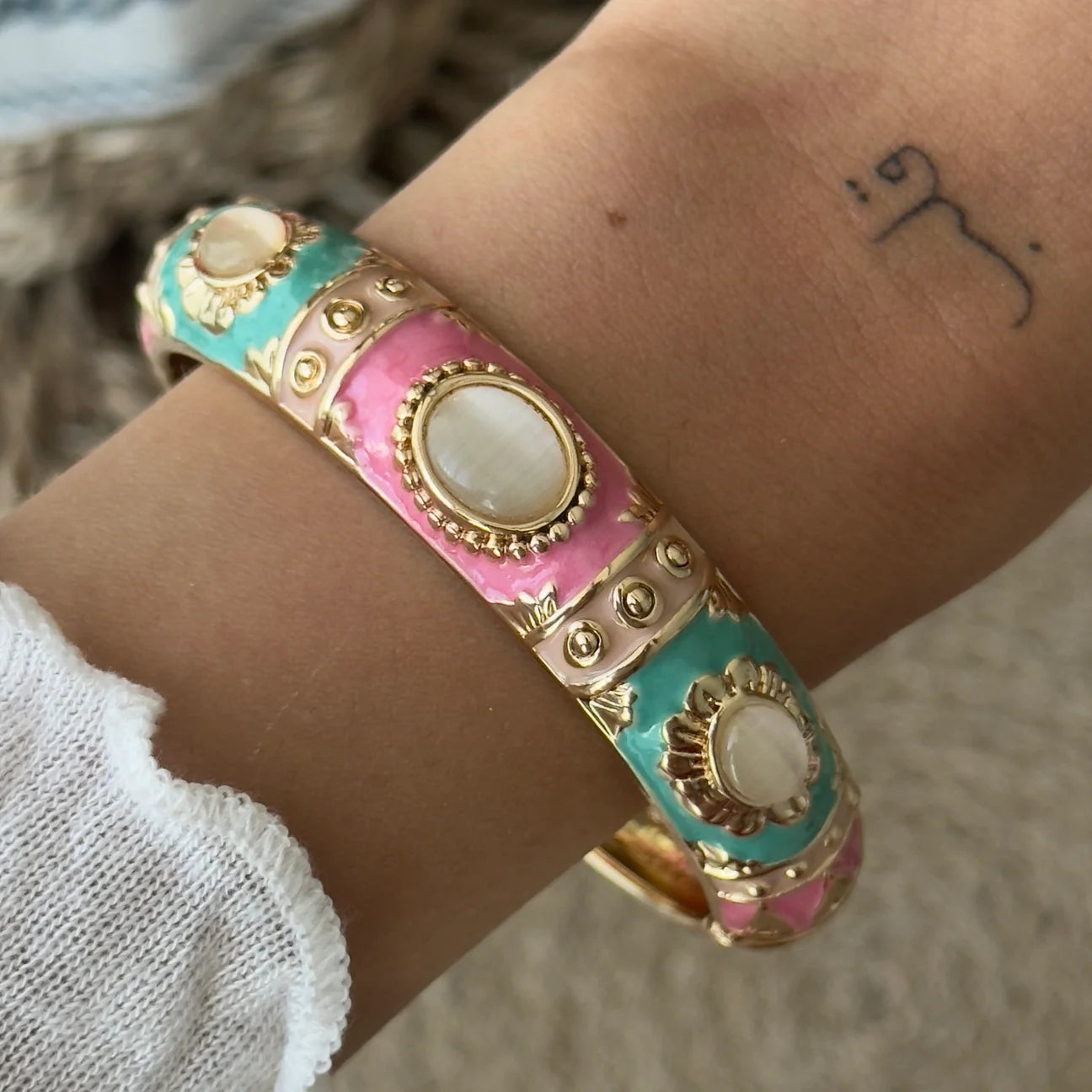 Boho Vintage Bangle (Pack of 1)