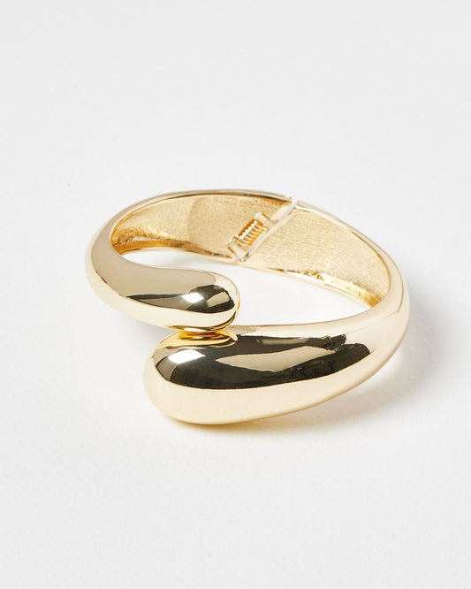 Drop Shaped Cuff Bracelet