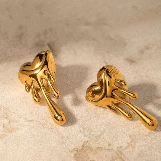 Melting Heart Earring