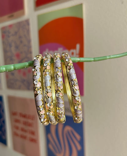 Lilac Vintage Bangles (each bangle)