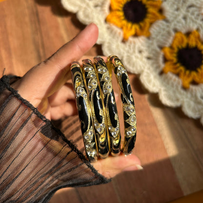 Black Vintage Bangle (each bangle)