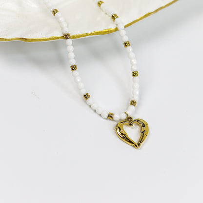 Marina Heart Necklace ( Gold Plated)