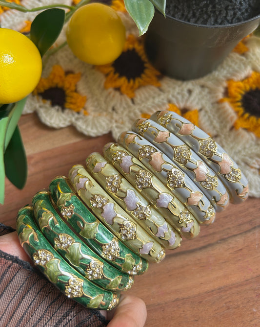 Victorian Floral Bangles (each bangle)