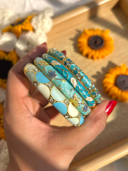 Azure Garden Stack (Set of 4)