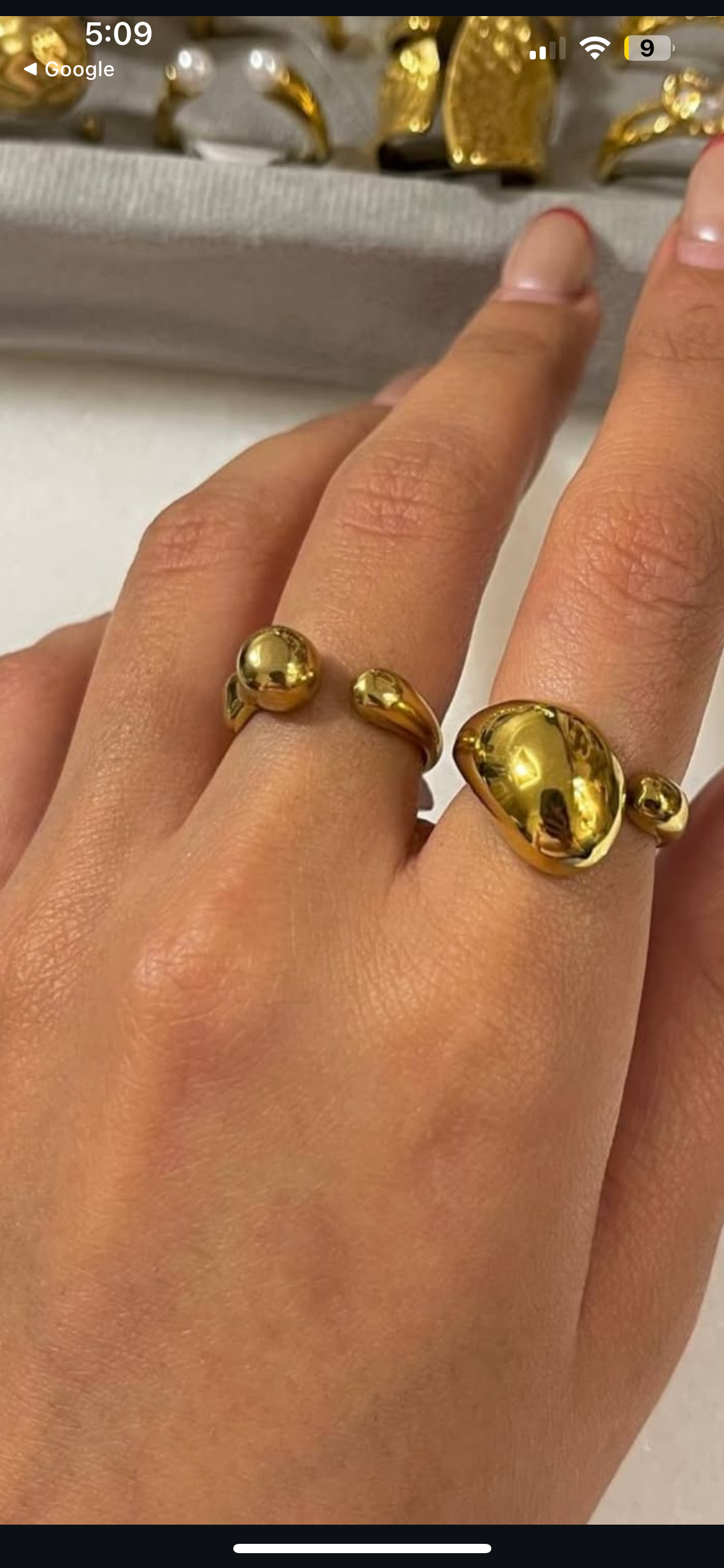 GoldDuo Ring