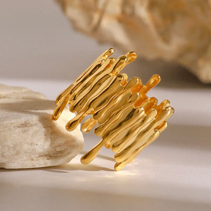 Gold Melting Ring