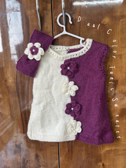 Flower Tunic Sweater