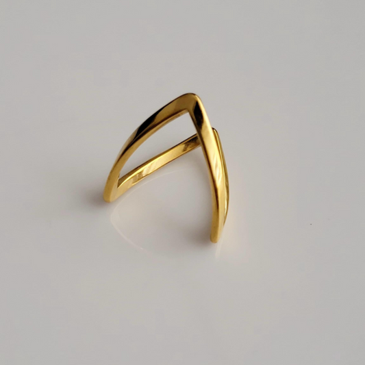Maira Luxe Gold Ring