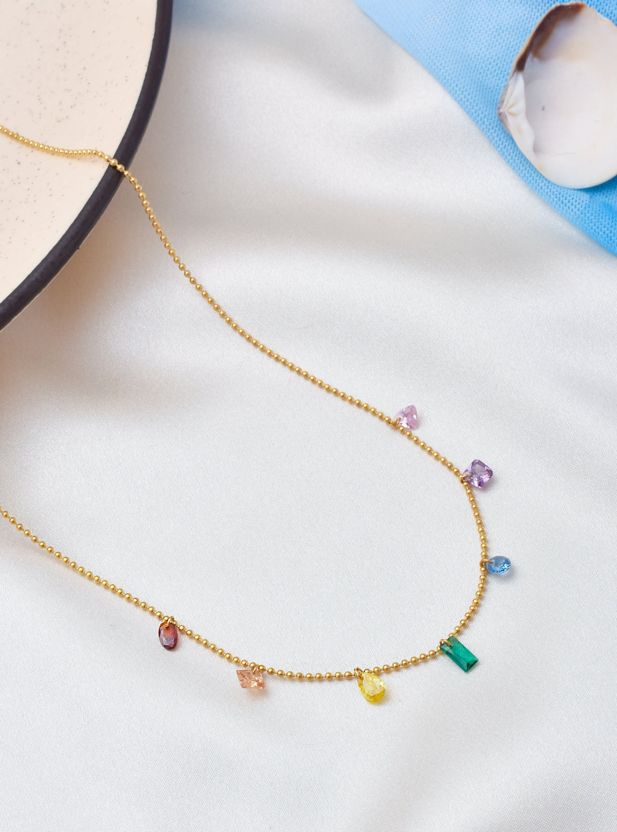 Muticolor Strand Nevklace