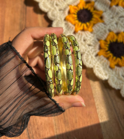 Green Vintage Bangles (each bangle)