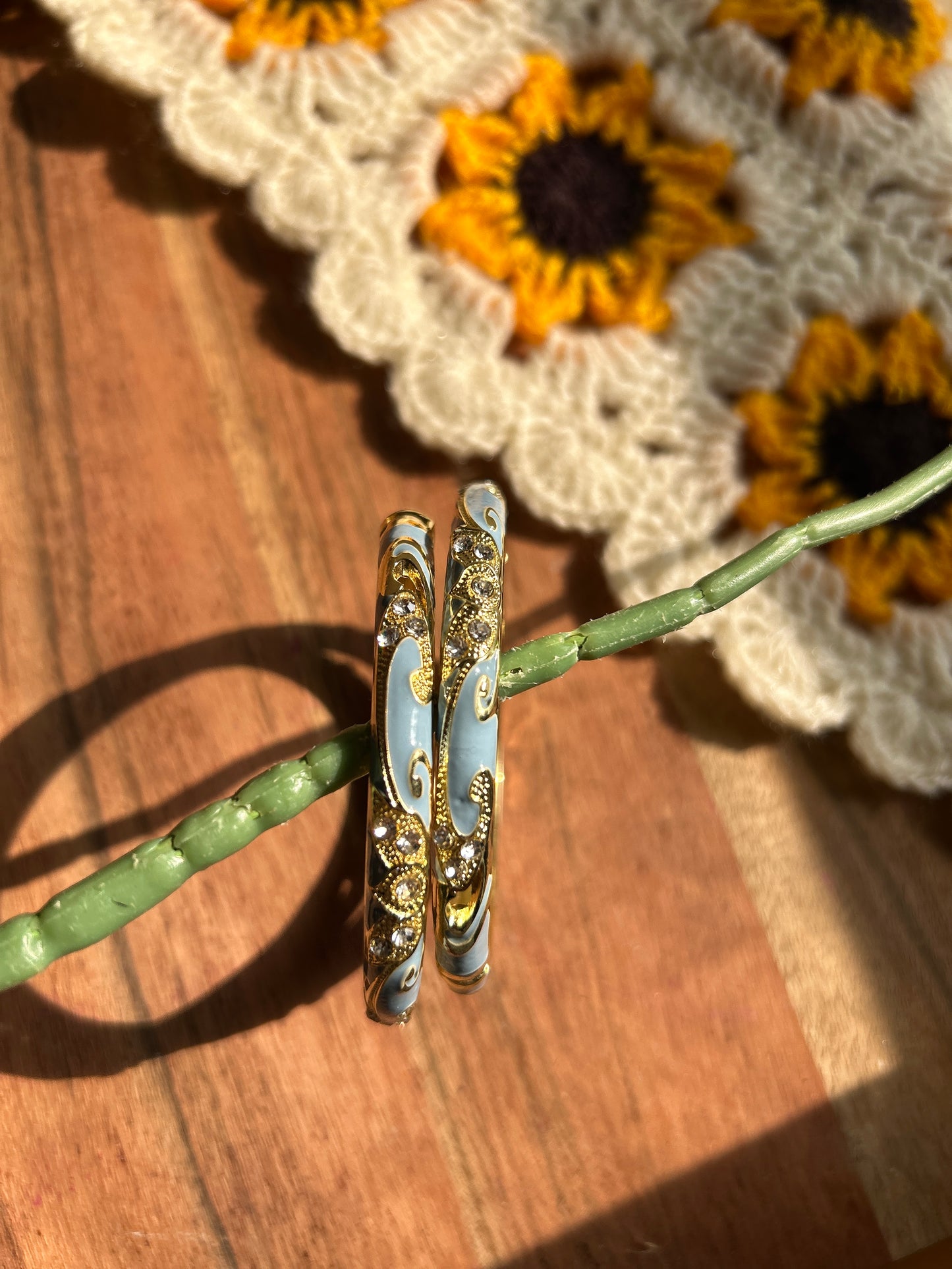 Blue Vintage Bangle (each bangle)