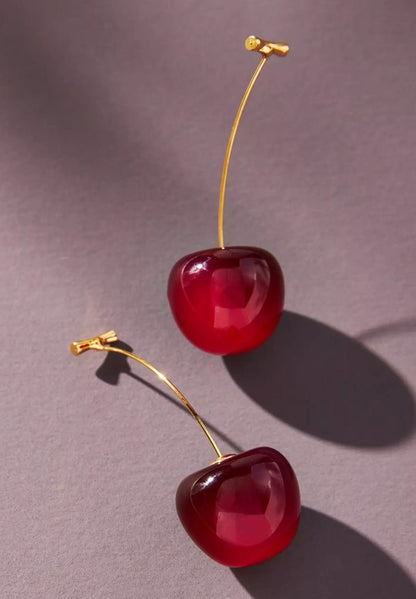 Christmas Cherry Earrings