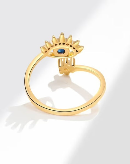 Luxe Evil Eve Ring