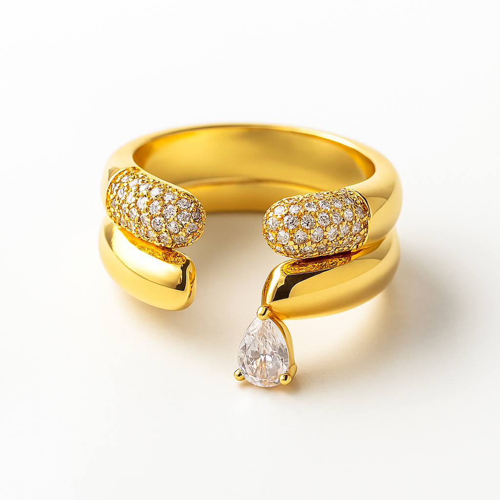 Solace premium stacked ring ( adjustable)
