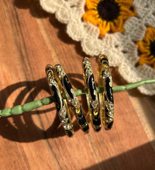 Black Vintage Bangle (each bangle)