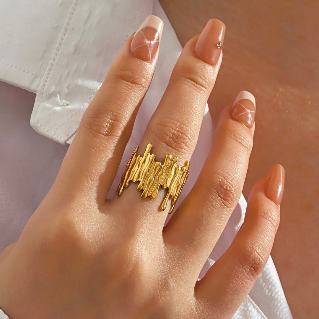 Gold Melting Ring