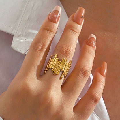 Gold Melting Ring