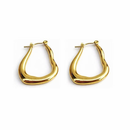 Golden Tide Hoop Earrings