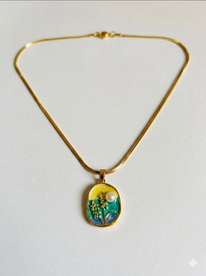 Sunlit Tree Necklace