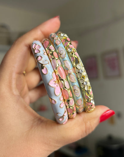Pastel Petal Royale Stack (Set of 4)