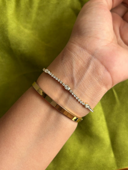 The Valentina Tennis Bracelet