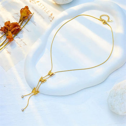 Bufferfly Dangling Necklace