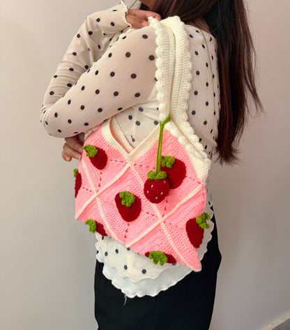 Berry Sweet Crochet Bag 🍓