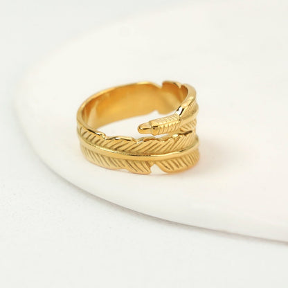 Gold leaf Ring