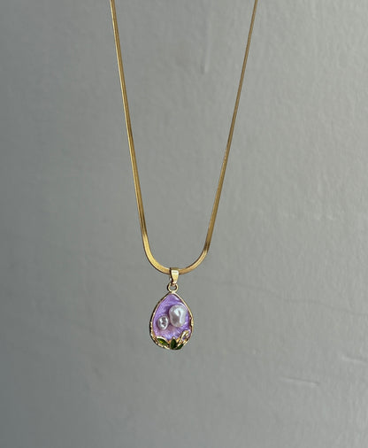 Lavender Lustre Necklace
