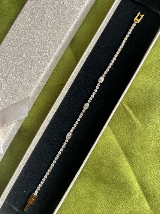 The Valentina Tennis Bracelet