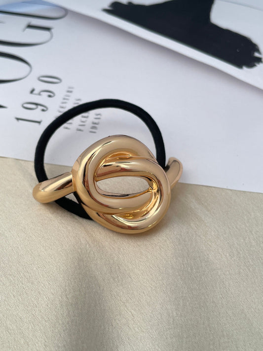 Twisted Gold Plated Pony Cuff