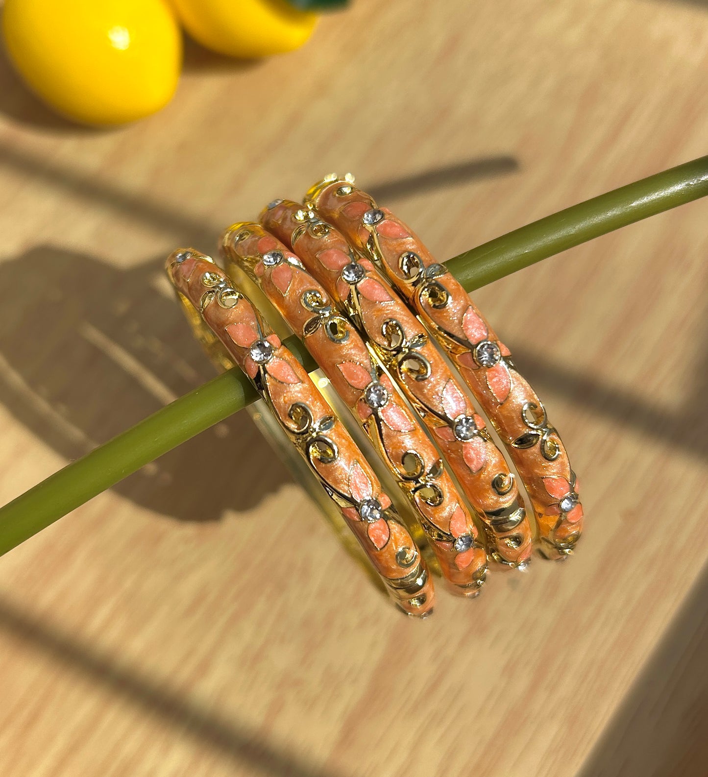 Orange Vintage Bangle (each bangle)