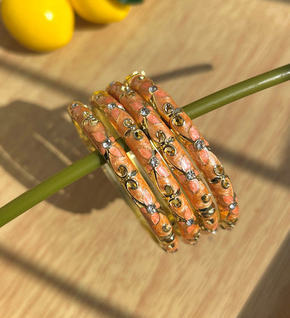 Orange Vintage Bangle (each bangle)