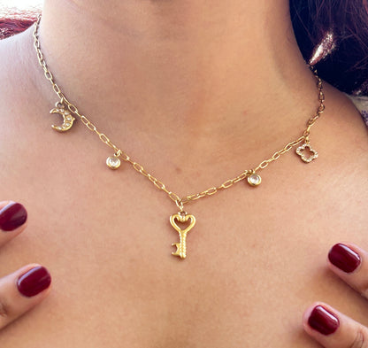 Key to the Moon Necklace