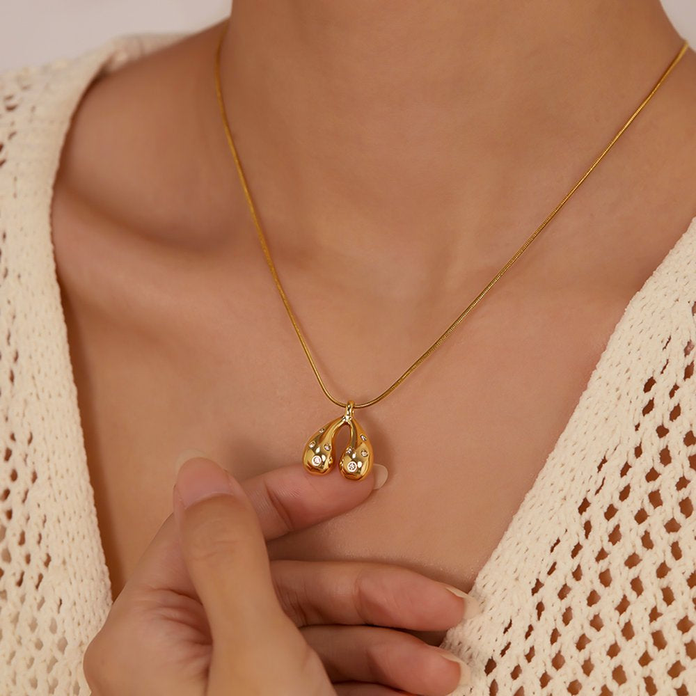 Ekta- Studded Healing Necklace