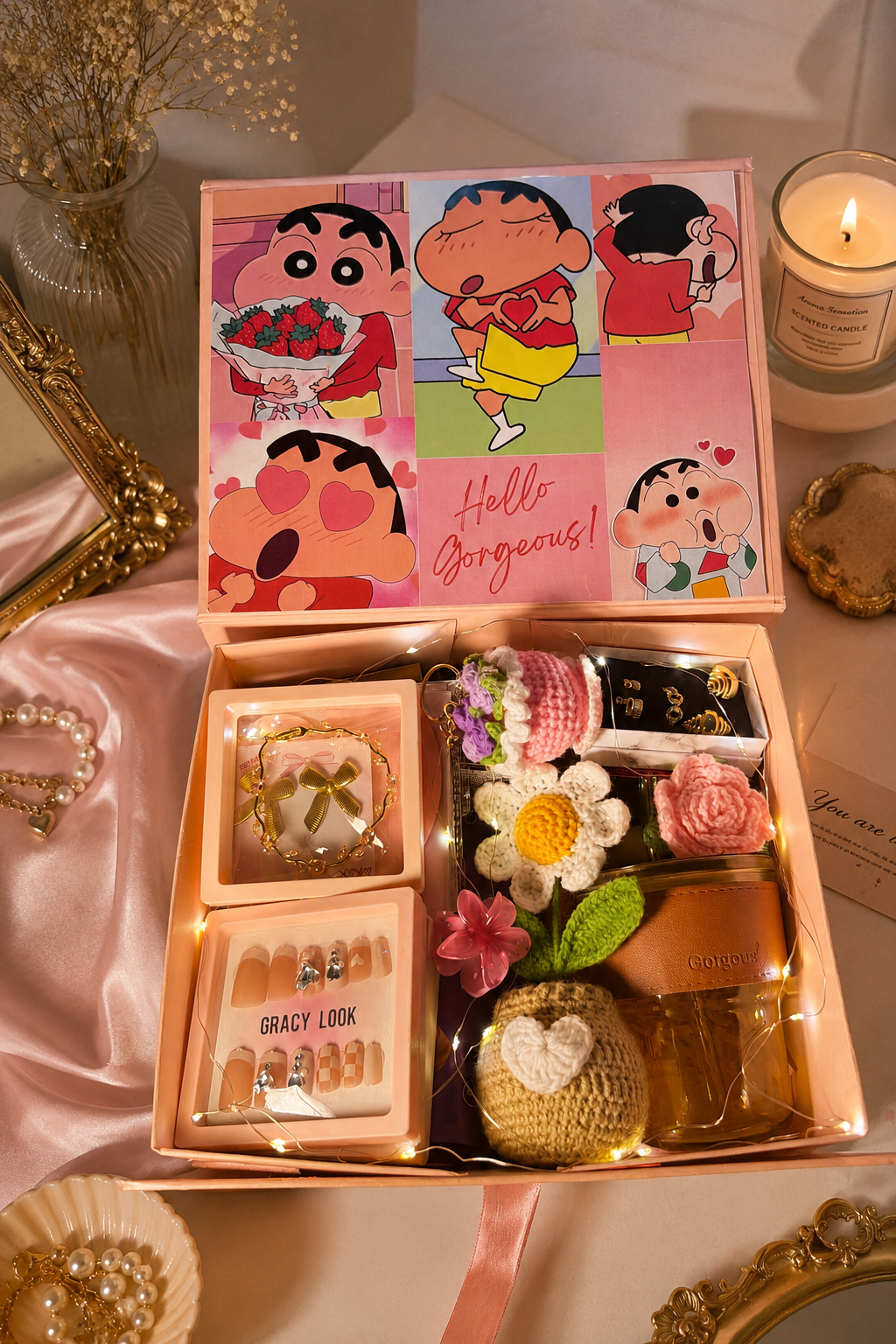 Luxury Sinchan Jewellery & Accessories Hamper
