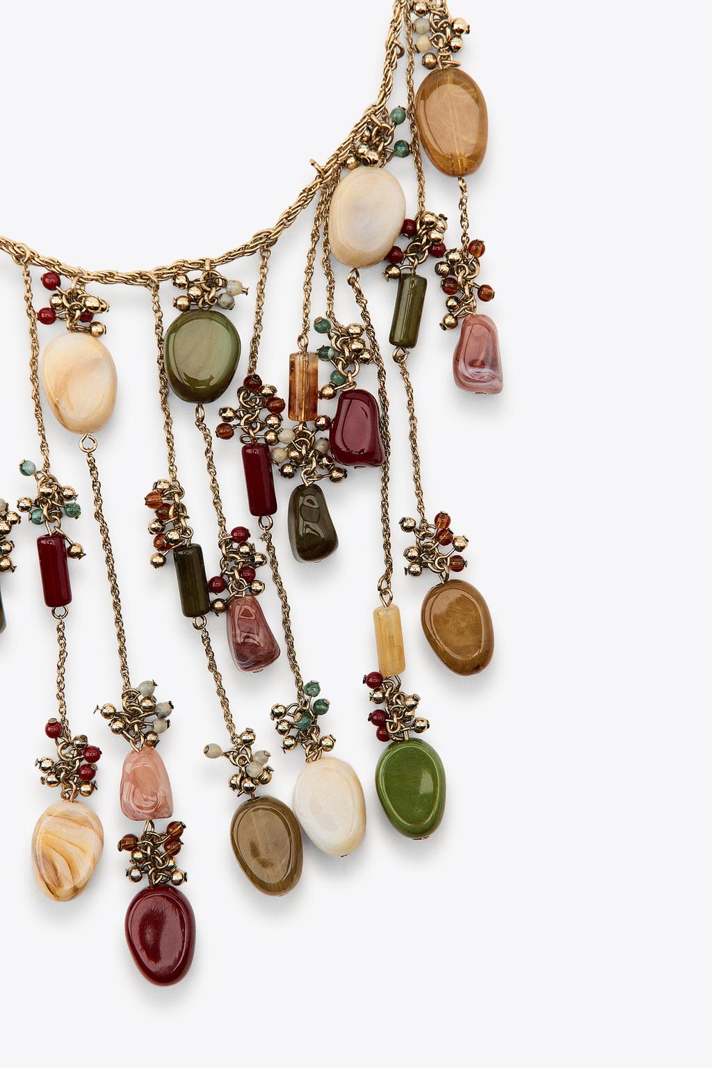 Boho Statement Waterfall Necklace