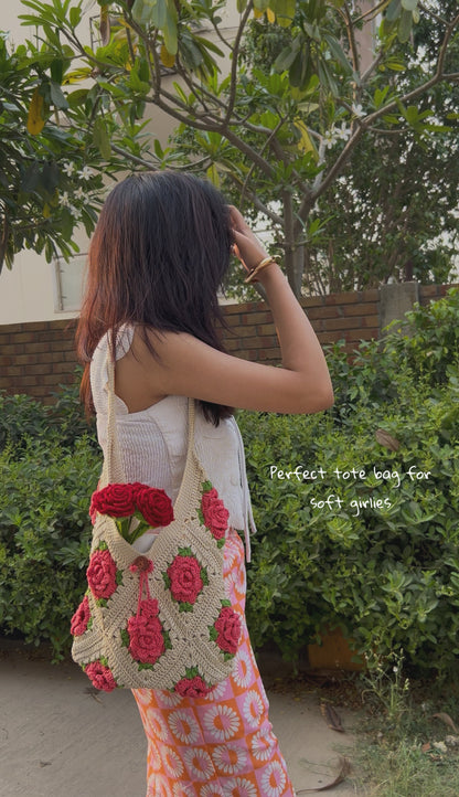 Rosette Tote Bag