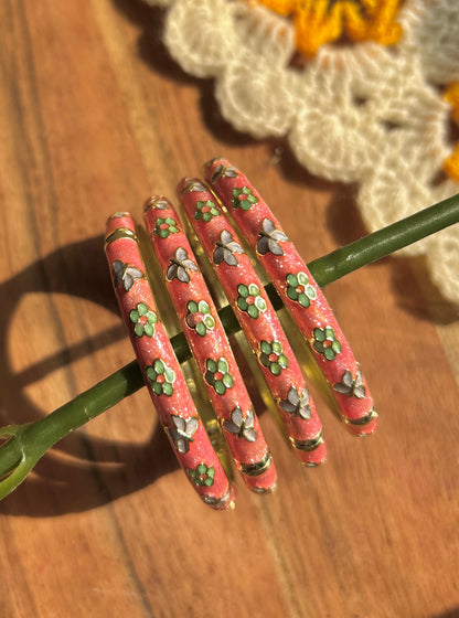 Pink butterfly bangle (each bangle)