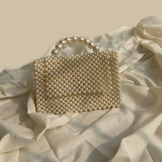 Pearl Crossbody Beaded Bag