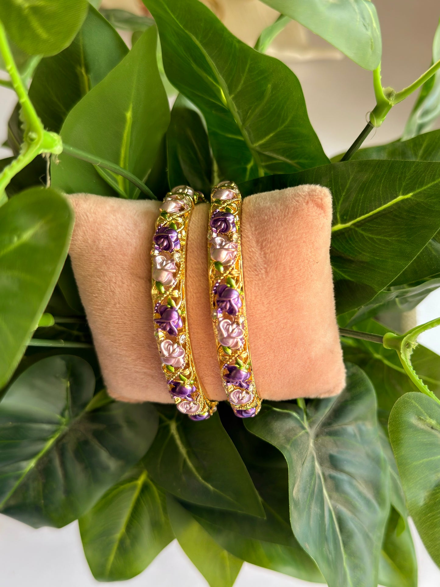 Luna Botanical Bangle ( Pack of 1)