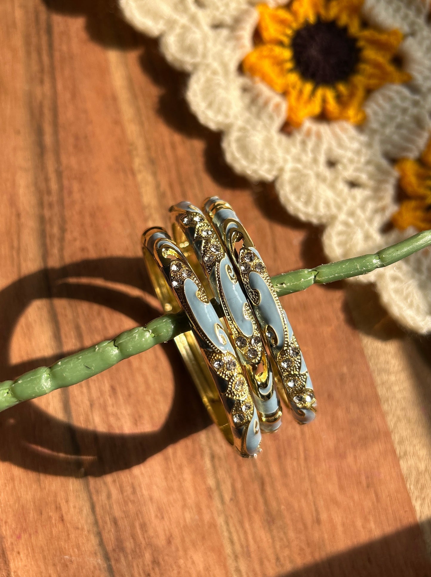Blue Vintage Bangle (each bangle)