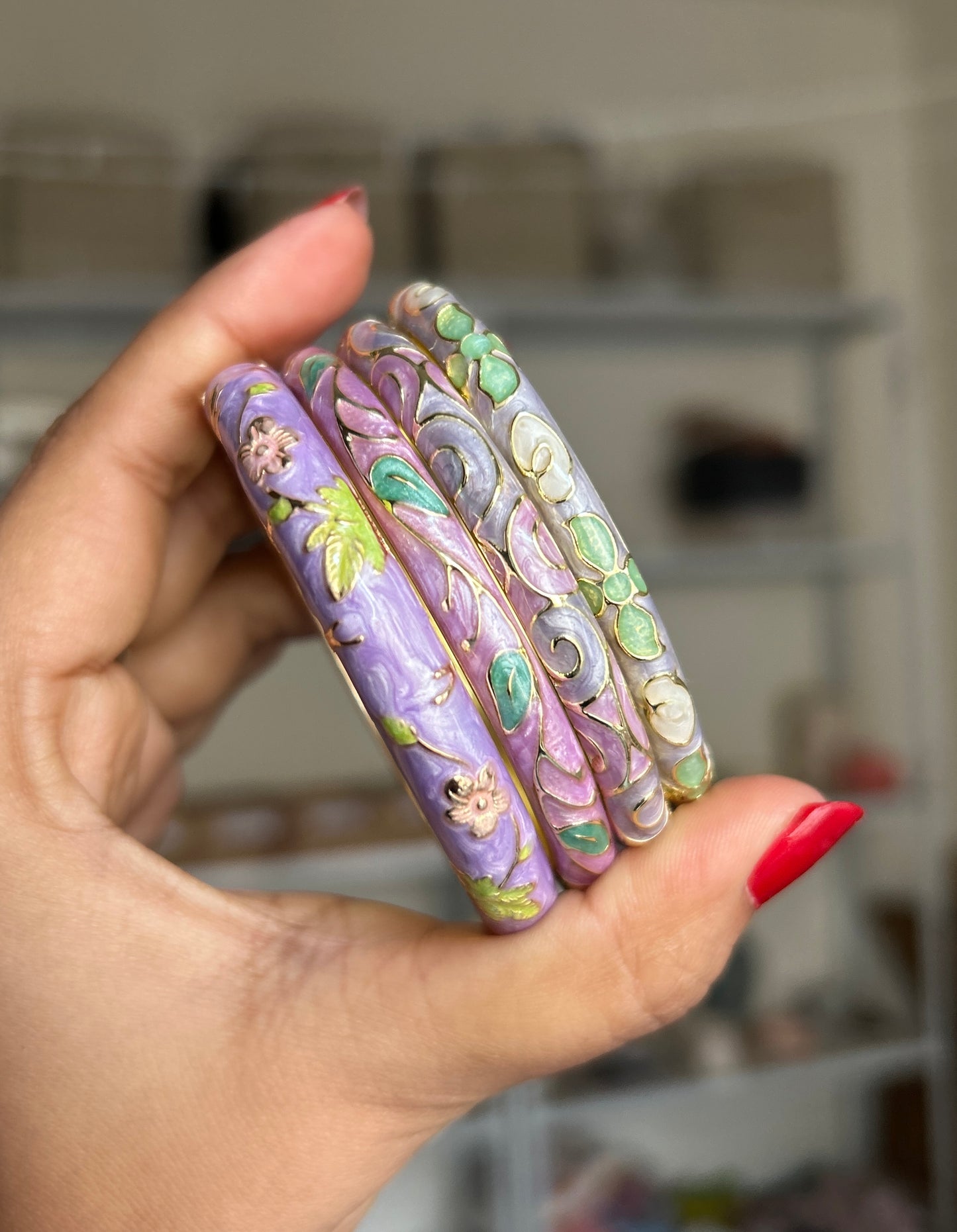 Lilac Garden Stack (Set of 4)