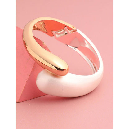 Dual Color Twist Cuff Bracelet