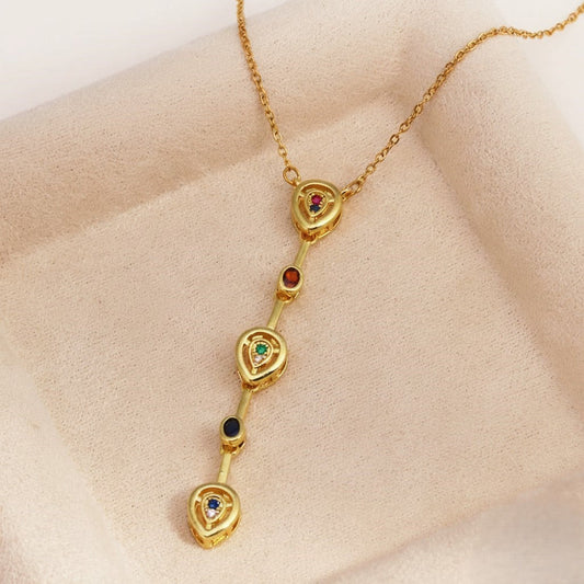 Cosmos Drop Necklace