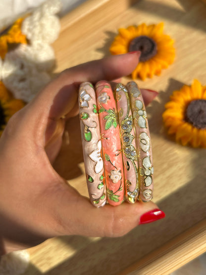 Blush Peach Garden Stack (Set of 4)