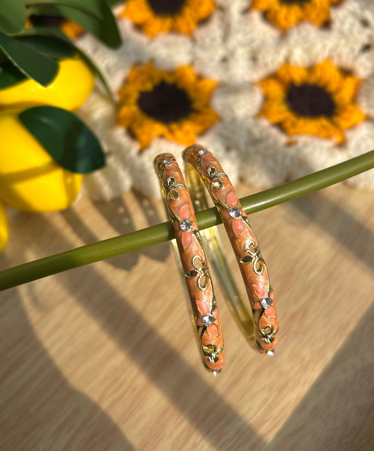 Orange Vintage Bangle (each bangle)